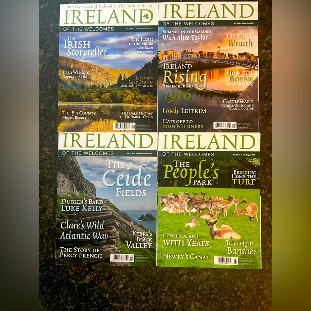 Ireland of the Welcomes Magazine Collection
Four Issues